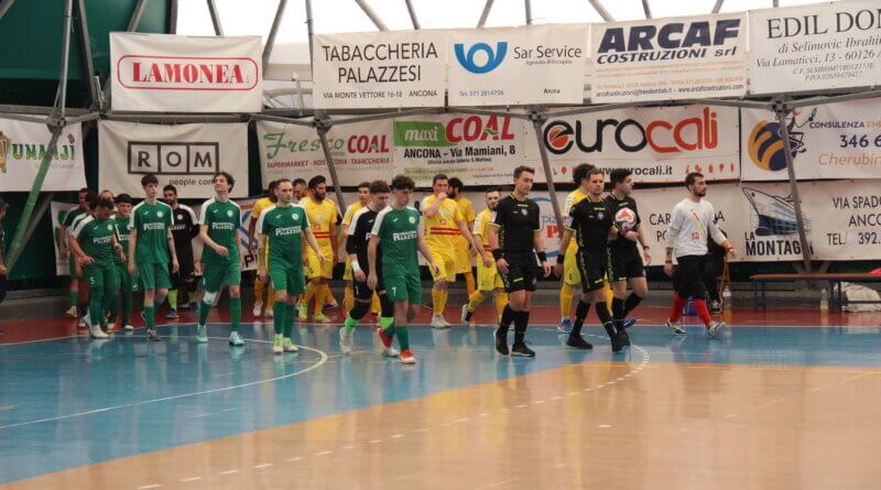 Calcio a 5: Il CUS Ancona cede all’Audax ma conserva il terzo posto in classifica