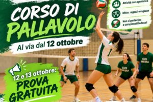 Al via il corso di pallavolo non agonistico